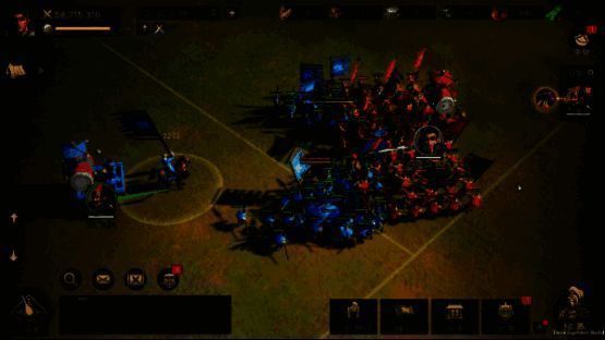 《偃武》自由行军战斗画面