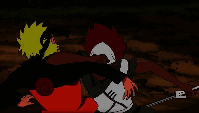 卡鲁伊与鸣人冲突图1