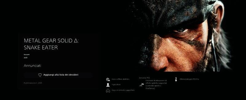 《合金装备3：重制版》虚幻5引擎效果画面