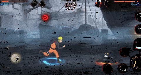 别天神命中黑绝附身忍者动图