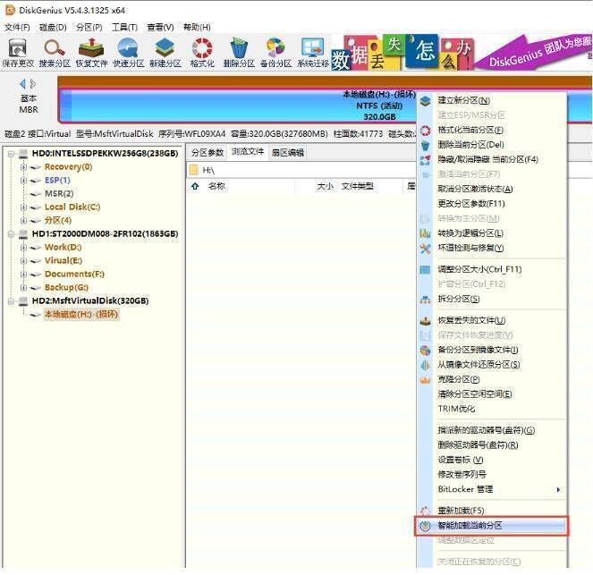 DiskGenius操作配图1