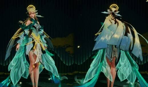 幻舞叠翠皮肤回城特效图片