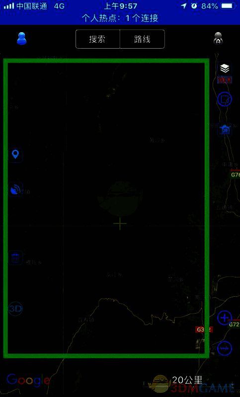 奥维互动地图浏览离线地图示意