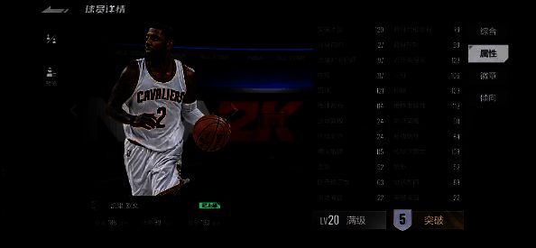 美职篮全明星球员属性展示