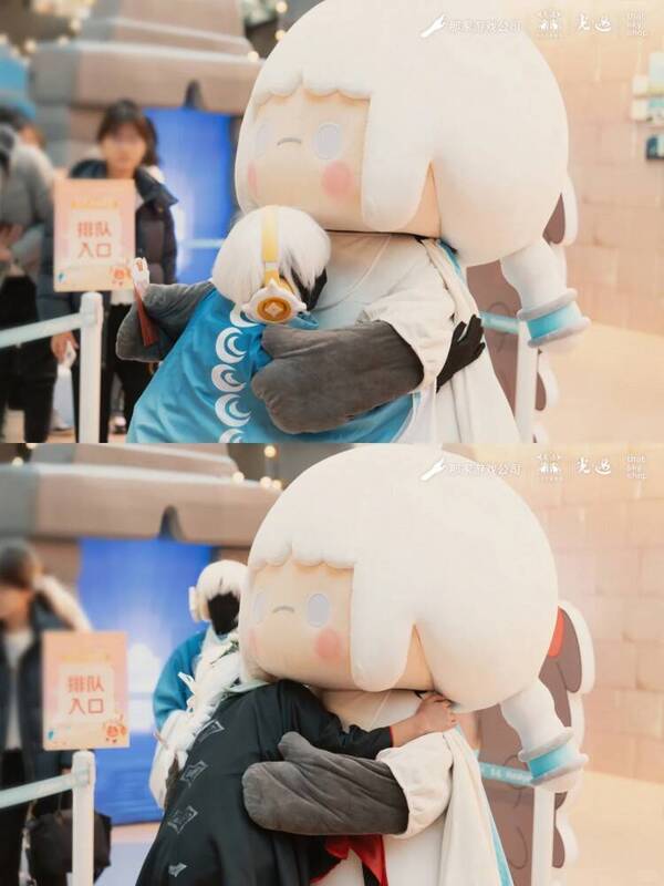 光之子友友会拥抱日现场照片