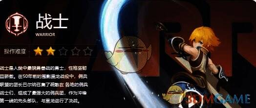 战士和牧师职业形象图