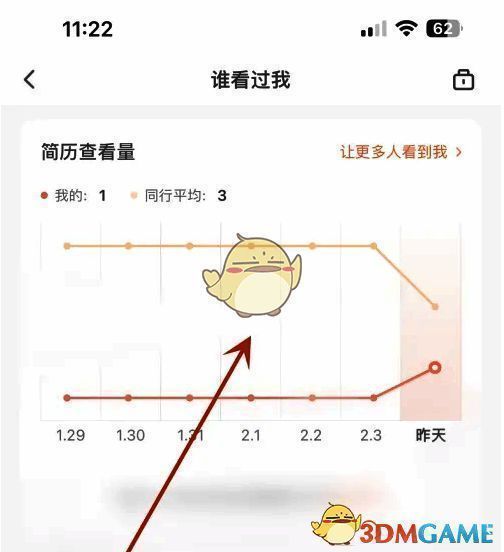猎聘APP查到被查看简历的页面