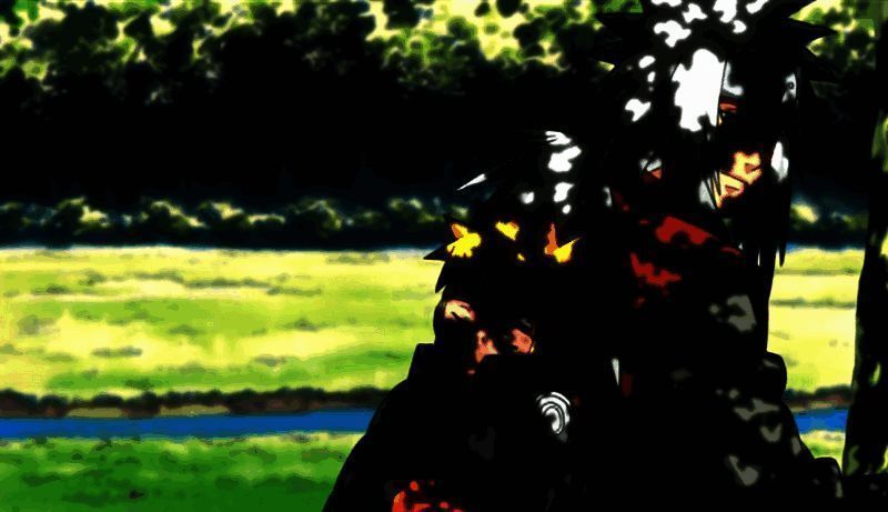 自来也保护鸣人相关图片