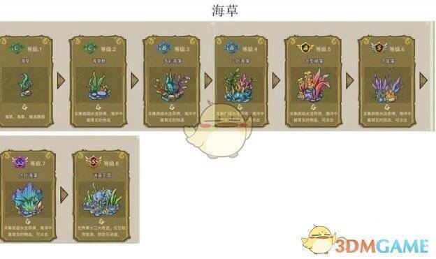 幻兽爱合成中海草相关图片