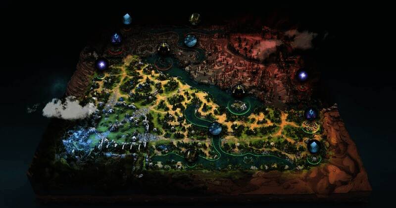 DOTA2新地图水流区域