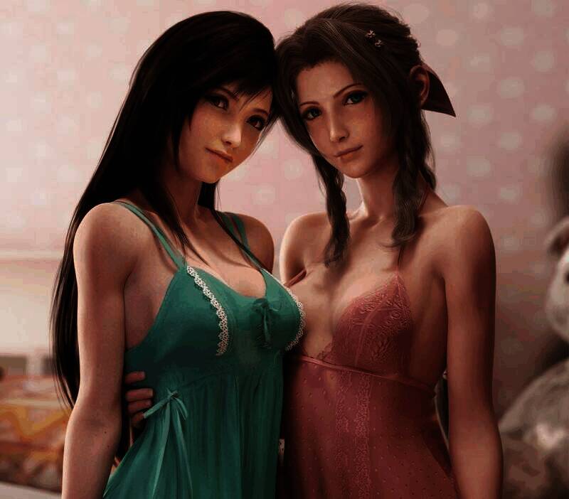 《最终幻想 7:重生》蒂法之前 3D 作品图