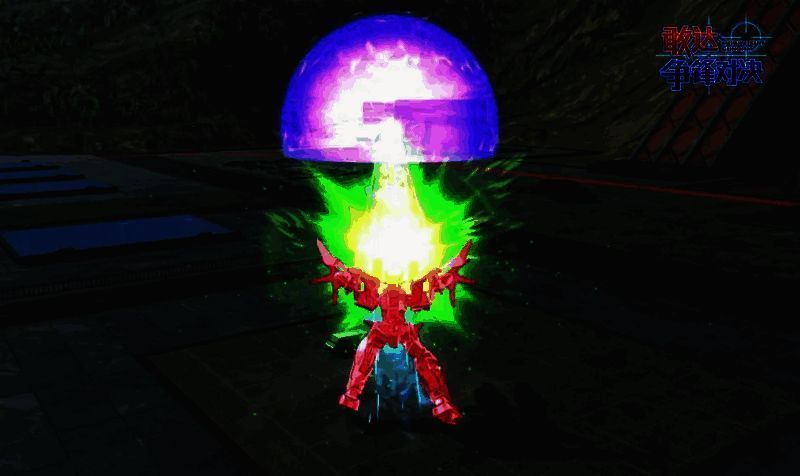 敢达00天翔型莫比乌斯Trans - Am形态照射攻击(后)图