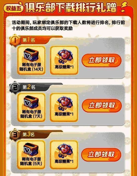 俱乐部下载排行榜活动宣传图