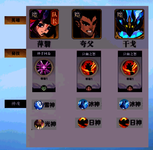 双核爆发流角色搭配图片