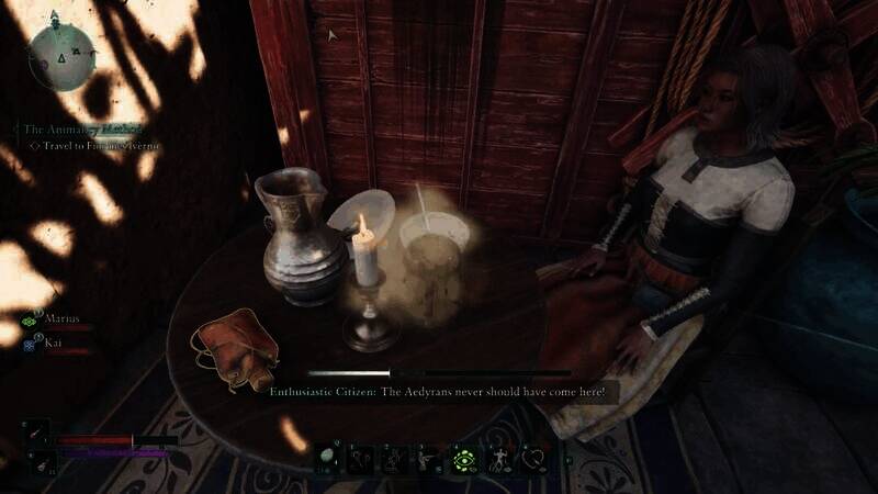 《宣誓》与《上古4》饭桌物品破坏另一角度对比图