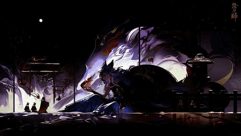 白藏主典藏皮肤专属插画寒山故梦