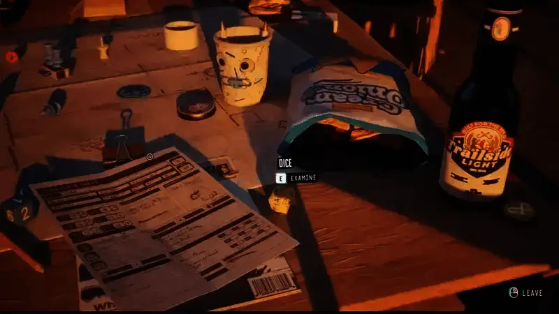 在D&D桌子上掷骰子的场景图