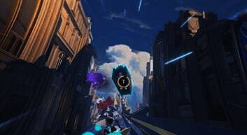 《代号二杠三》实机PV中主角与狼型怪物追逐战画面