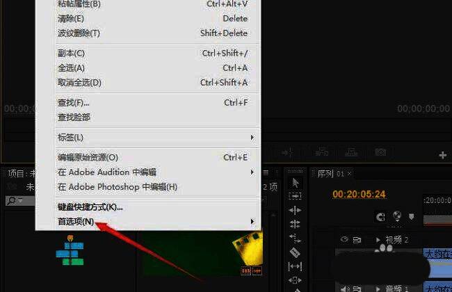 点击首选项界面图