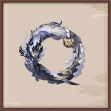 限定动态头像框：寒夜衔锋·弦月