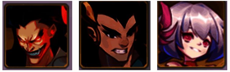 刑天、夸父、毕方三位英雄图片