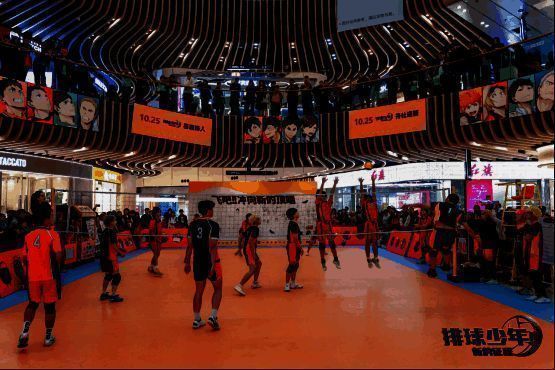 乌野VS音驹线下表演赛现场