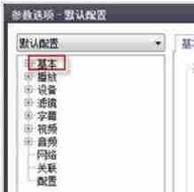 PotPlayer选项界面基本选项卡图片