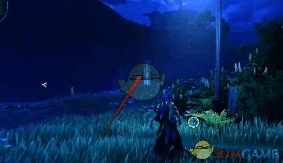 朝着瀑布方向的场景图