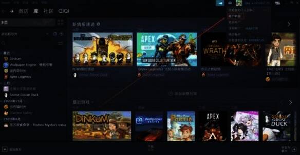 Steam账户明细操作页面