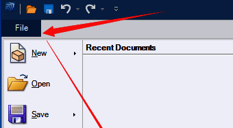 点击spacesniffer左上方file选项