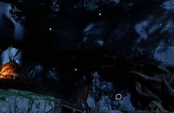 西北大树上宝箱画面