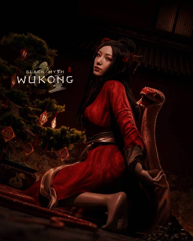 《黑神话:悟空》3D渲染艺术作品图1