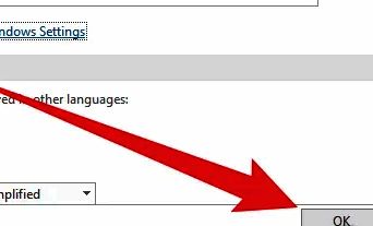 点击ok按钮的界面图