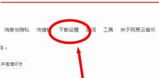 网易云音乐下载设置选项