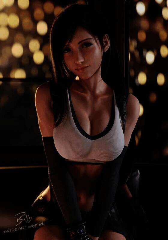 《最终幻想7》蒂法3D新图