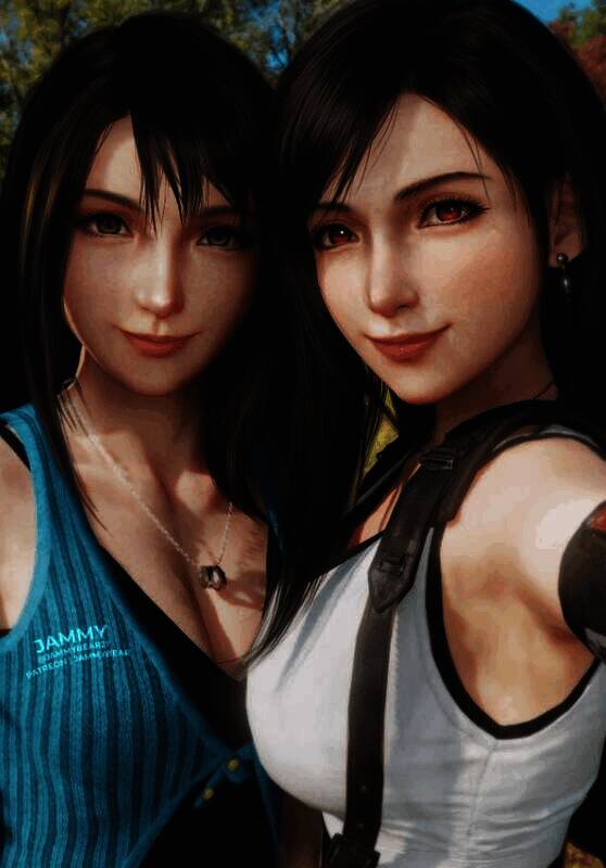 《最终幻想7》蒂法3D新图