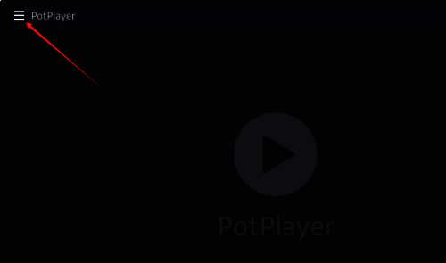 点击三条横线图标