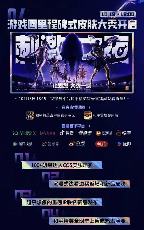 和平精英年度潮流大秀宣传图