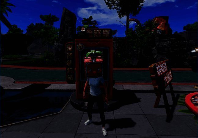 念慈菴清润补给站及头套展示图