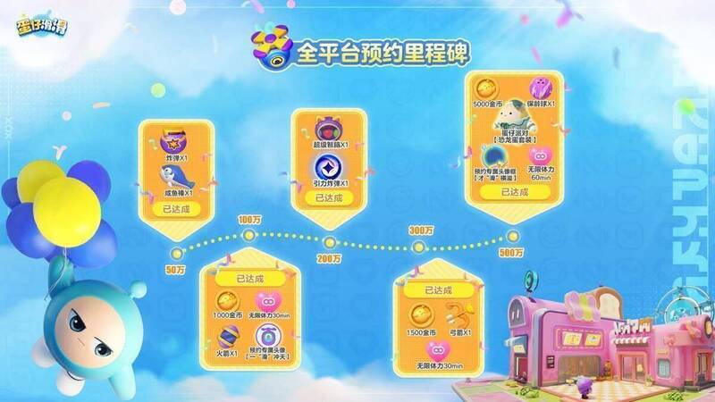 蛋仔滑滑预约福利相关图