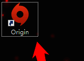 点击Origin的操作界面图