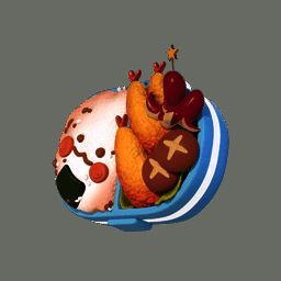 配饰美味便当的展示图