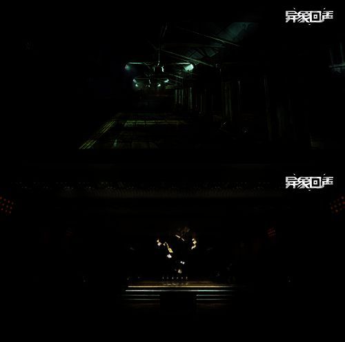 《异象回声》游戏场景中怪诞角色图