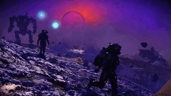 《无人深空》星球探索画面