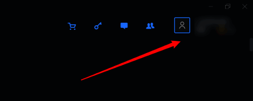 点击个人头像界面图