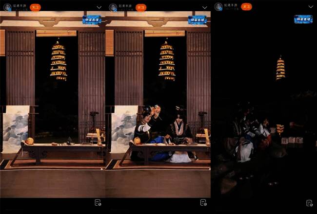 ‘绣衣楼河灯祈福夜’活动现场，还原游戏内兰台窗景并设计角色小剧场等内容