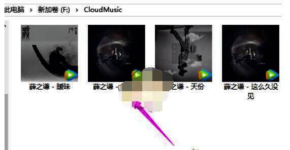 网易云音乐下载好的歌曲展示界面