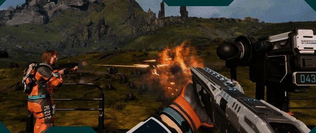 独自或组队游戏的画面