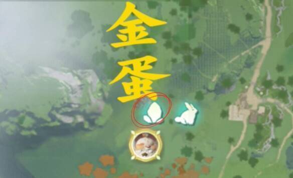 甘枝圆雀金蛋位置图