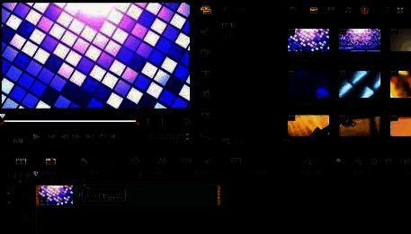 视频A放在视频轨的界面